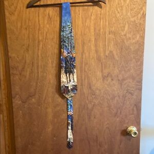 Artistic Blue and Brown Wall Hanging